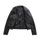 Bethany Women's Asymmetrical Zipper Leather Jacket Jim & Mary Lou