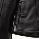 Bethany Women's Asymmetrical Zipper Leather Jacket Jim & Mary Lou