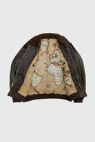 Old World Map Bomber Jacket