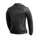 Queens Womens Fashion Leather Jacket Black Women's Fashion Moto Leather Jacket Whet Blu NYC
