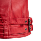 Queens Womens Fashion Leather Jacket Fire Red Women's Fashion Moto Leather Jacket Whet Blu NYC