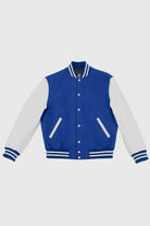 Varsity Wool Body With Leather Sleeves