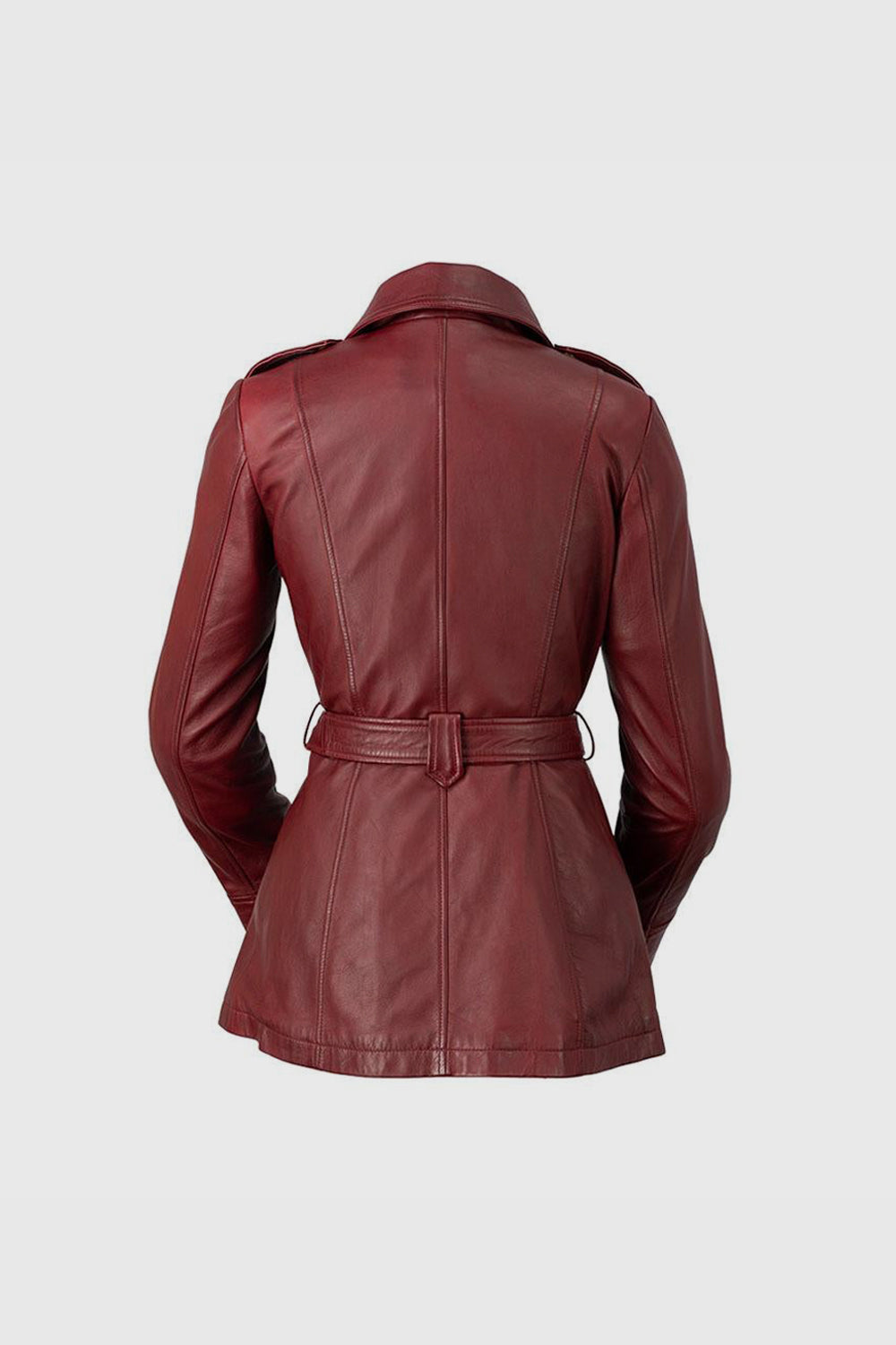 Traci Womens Leather Jacket Oxblood Women's Leather Jacket Whet Blu NYC