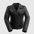 Chloe womens Fashion Leather Jacket Black Black Women's Leather Jacket Whet Blu NYC