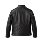 WBL1025SMM Stella Black Racer Style Leather Jacket Product Back FMCo NY