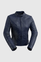 Rexie Womens Fashion Leather Jacket Women's Leather Jacket Whet Blu NYC