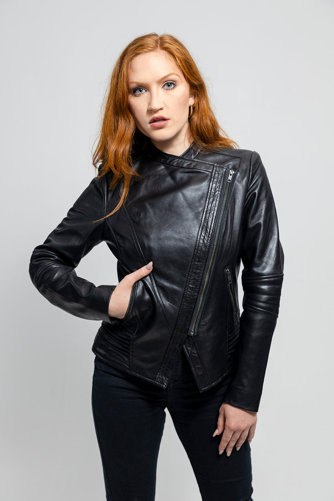 Trish Womens Leather Jacket Black Women's Leather Jacket Whet Blu NYC