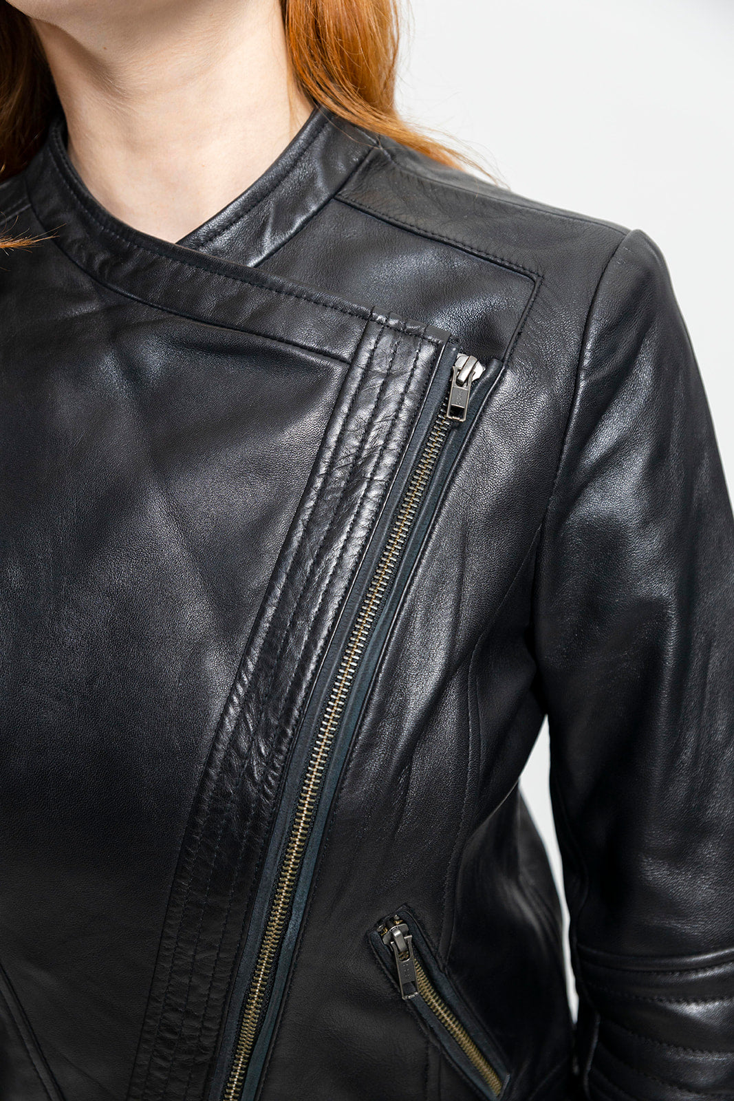 Trish Womens Leather Jacket Black Women's Leather Jacket Whet Blu NYC