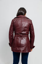 Traci Womens Leather Jacket Oxblood Women's Leather Jacket Whet Blu NYC