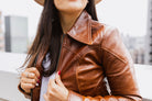 Charlotte womens Fashion Leather Jacket Women's Leather Jacket Whet Blu NYC