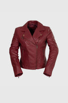 Betsy Womens Fashion Leather Jacket Women's Leather Jacket Whet Blu NYC