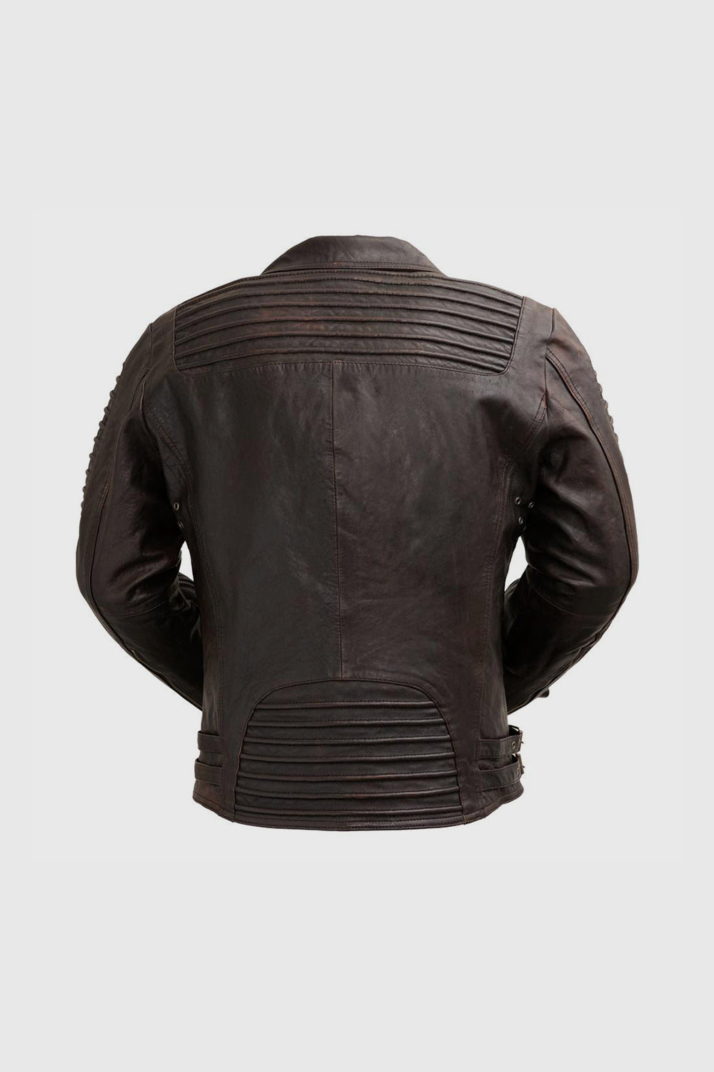 Brooklyn Mens Lambskin Leather Jacket Black Cognac Men's Motorcycle style Jacket Whet Blu NYC