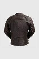 Brooklyn Mens Lambskin Leather Jacket Black Cognac Men's Motorcycle style Jacket Whet Blu NYC