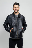 Conner Men's Vegan Faux Leather Jacket Men's Vegan Faux Leather jacket Whet Blu NYC