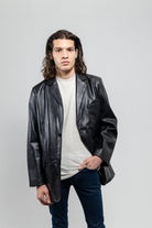 Esquire Mens Leather Jacket Men's Leather Jacket Whet Blu NYC