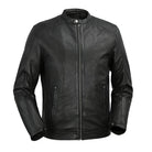 Lucas Men's Leather Jacket FMCo NY Black S