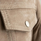 Luke Men's Faux Shearling Cow Suede Jacket Men's Leather Jacket Whet Blu NYC