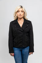 Molly Women's Vegan Faux Leather Jacket (Black) Black Women's Vegan Faux Leather Jacket Whet Blu NYC