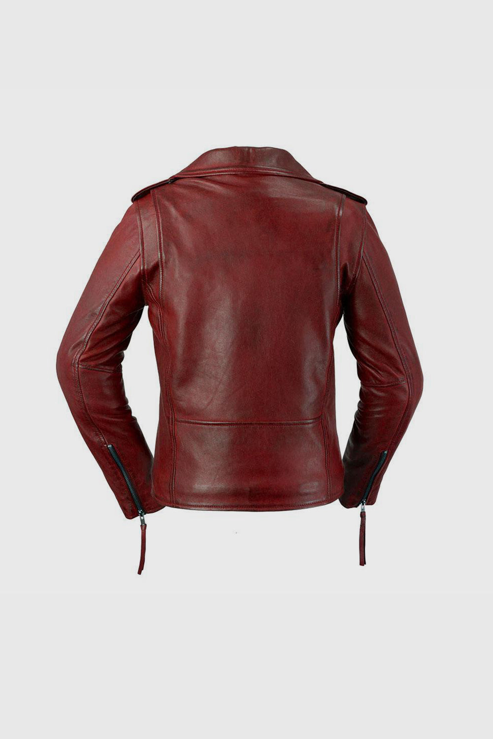 Rockstar - Womens Leather Jacket Women's Fashion Moto Leather Jacket Whet Blu NYC