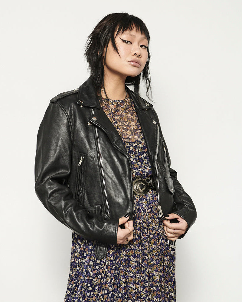 Python Print Off To Colour In Women's Leather Jackets for Sale | FMCo NY – Page 2