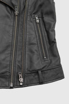 Chloe womens Fashion Leather Jacket Black Women's Leather Jacket Whet Blu NYC