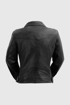 Chloe womens Fashion Leather Jacket Black Women's Leather Jacket Whet Blu NYC
