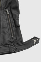 Chloe womens Fashion Leather Jacket Black Women's Leather Jacket Whet Blu NYC