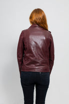 Rebel Womens Leather Jacket Oxblood Women's Leather Jacket Whet Blu NYC