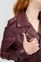 Rebel Womens Leather Jacket Oxblood Women's Leather Jacket Whet Blu NYC