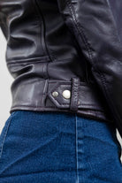 Chloe Womens Fashion Leather Jacket Violet Women's Leather Jacket Whet Blu NYC