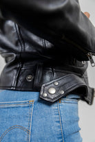 Chloe womens Fashion Leather Jacket Black Women's Leather Jacket Whet Blu NYC