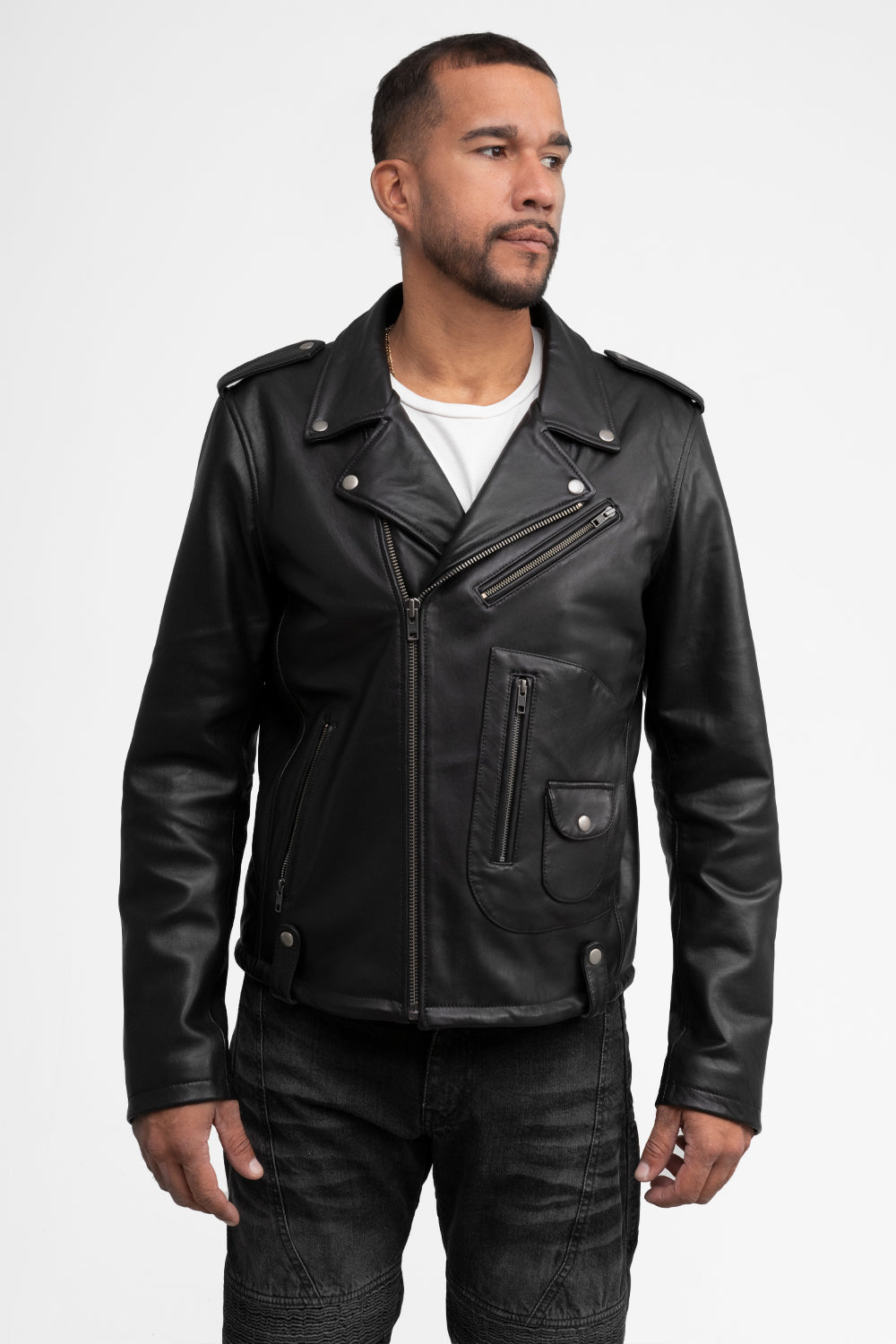 Anthony Mens Fashion Jacket Men's New Zealand Lambskin Jacket