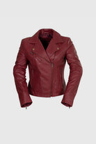 Betsy Womens Fashion Leather Jacket Women's Leather Jacket Whet Blu NYC