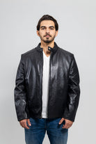 Blake Mens Leather Jacket Men's Leather Jacket Whet Blu NYC