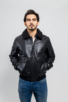 Bomber Men's Fashion Leather Jacket Men's Bomber Jacket Whet Blu NYC