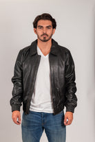 Castor - Mens Fashion Leather Jacket Men's Leather Jacket Whet Blu NYC