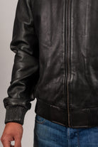 Castor - Mens Fashion Leather Jacket Men's Leather Jacket Whet Blu NYC