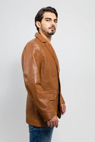 Esquire Mens Leather Jacket Men's Leather Jacket Whet Blu NYC