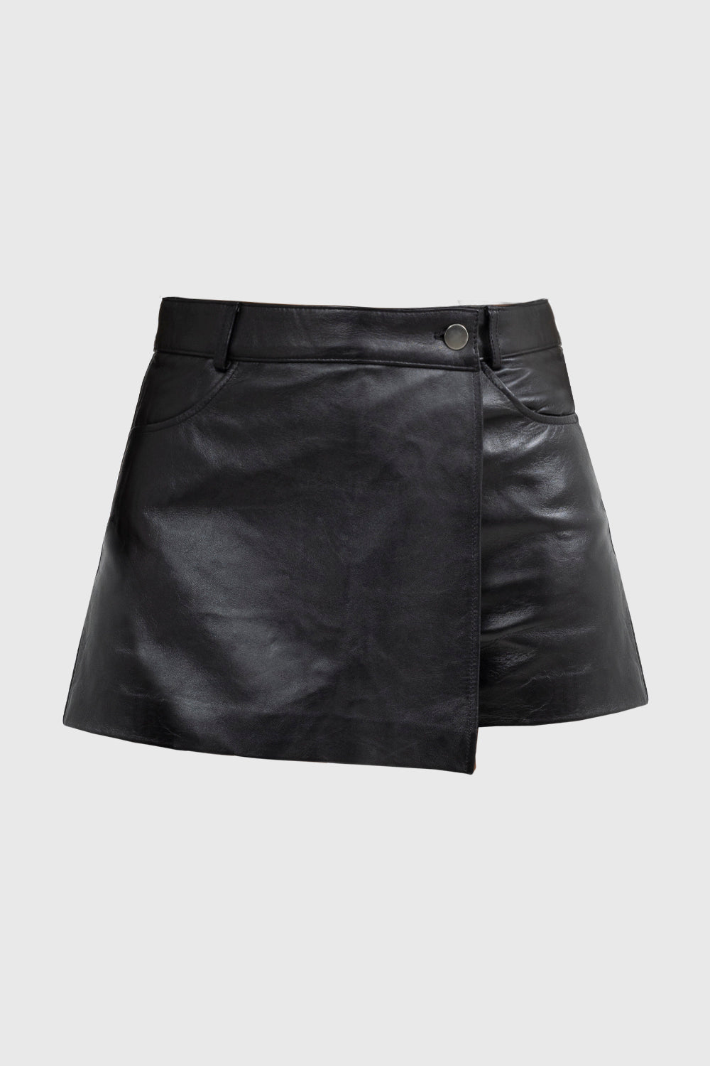 Jade Fashion Leather Skort Whet Blu NYC