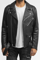 Jay Mens Fashion Leather Jacket Men's New Zealand Lambskin Jacket 