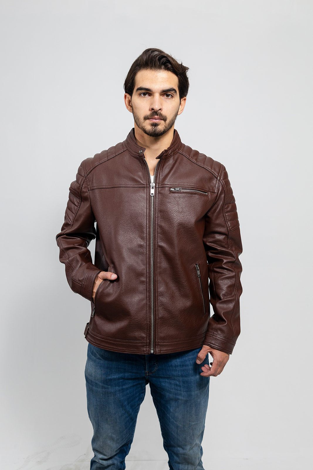 Logan Men's Vegan Faux Leather Jacket