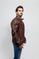 Logan Men's Vegan Faux Leather Jacket Men's Vegan Faux Leather jacket Whet Blu NYC