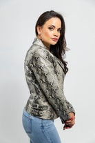 Python - Women's Leather Jacket Women's Leather Jacket Whet Blu NYC