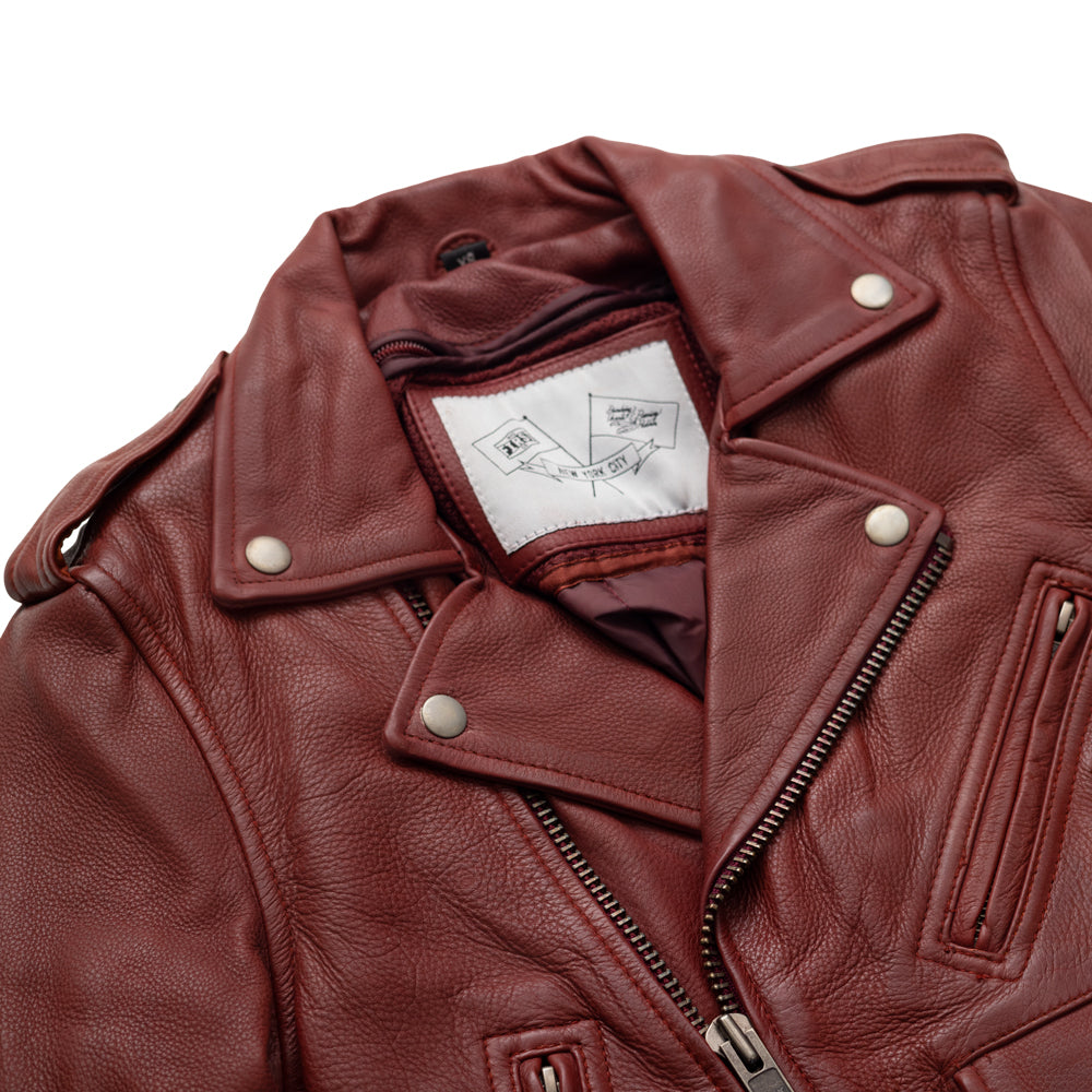 Katy Leather Jacket Women's Leather Jacket BH&BR COLLAB