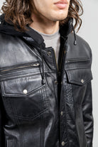 Axel Mens Leather Jacket Men's Leather Jacket Whet Blu NYC